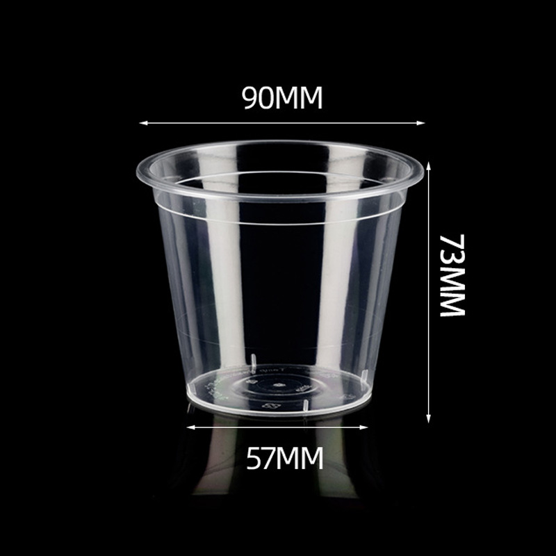 Hsqy 9oz 12oz 14oz 17oz 24oz 90mm diameter diameter Plastik Pp suntikan cawan suntikan