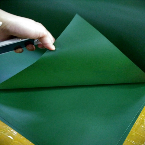 Light Green PVC Rigid Plastic Sheet/Film for Artificial Christmas Products 