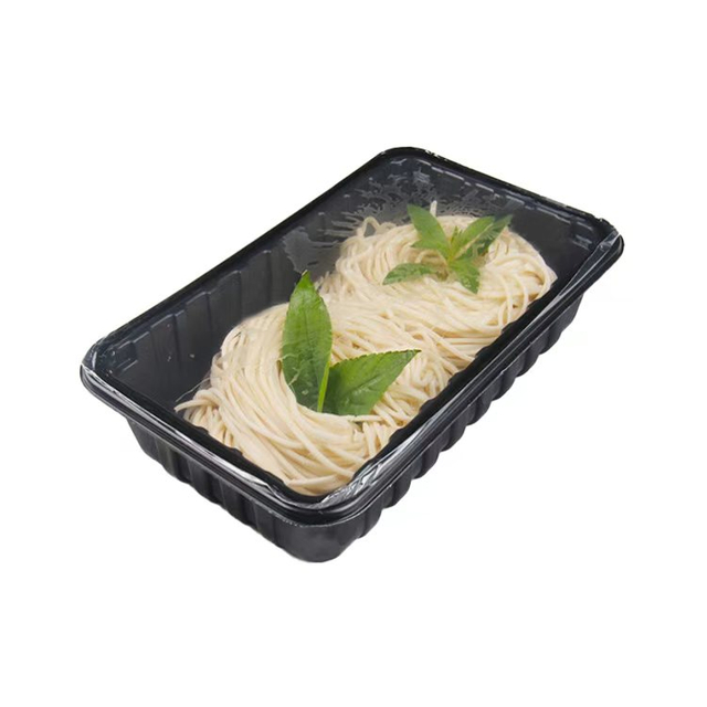 HSQY 9.84x6.69 Inch Disposable Rectangle PET Meat Plastic Tray