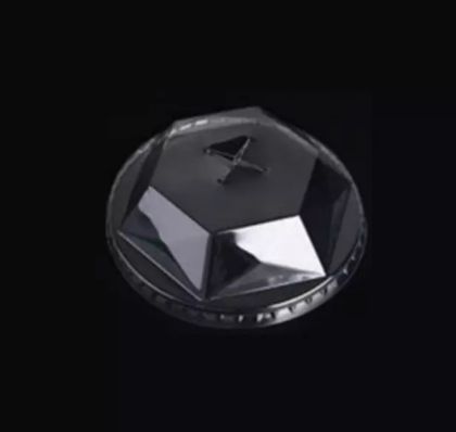 HSQY Style 4 Clear PET Plastic Cup Lids
