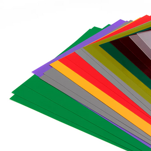 Bezuelbare Präis 0,10mm Dicke PVC Rigid Blat fir Stationery Buch Covering Offset Offset-HSQY China