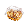 HSQY 9.6x6.5x3.5 Inch Disposable Plastic Clear Bakery Container With Lid