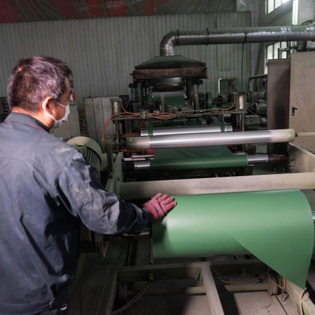 China Dark Green PVC Film for Artificial Turf Grass Fence 