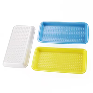 10.2 x 5.4 x 0.9 inch Polystyrene PS Foam Food Tray