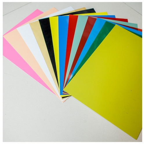 HSQY A4 A5 A6 Colored Polypropylene Sheet for Loose-leaf Journal Notebook Dividers