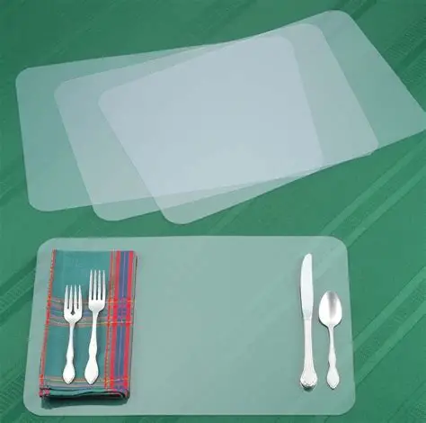 HSQY Transparent Heat-resistant PP Sheet for Placemats