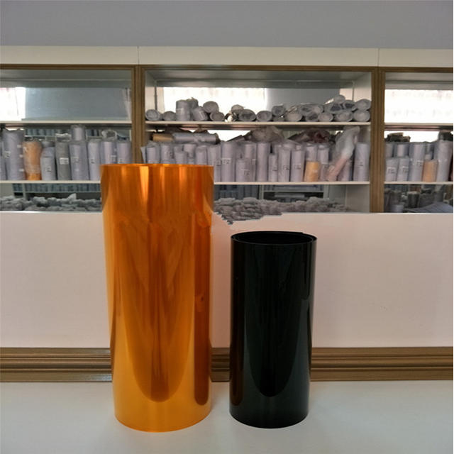 Black glossy PVC rigid sheet