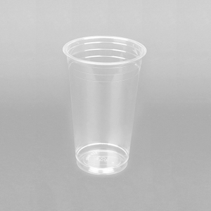 HSQY ⌀90 mm Clear Squat PET Plastic Cups