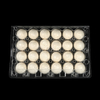 HSQY 24-count Clear Plastic Quail Egg Cartons Box