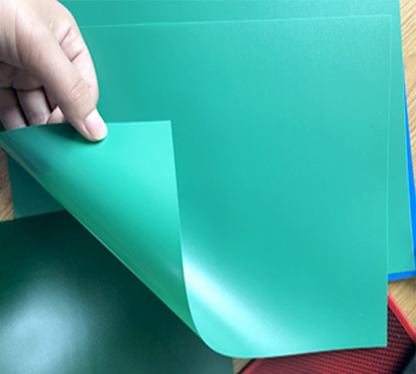 Capa de encadernação em PVC A4 HSQY 200 mícrons opaca amarela vermelha verde