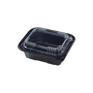 1 Compartments Lunch Box Meal Prep Containers, PS Rectangular Bento Boxes with Lids