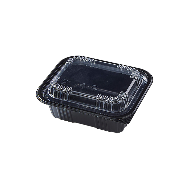 1 Compartments Lunch Box Meal Prep Containers, PS Rectangular Bento Boxes with Lids