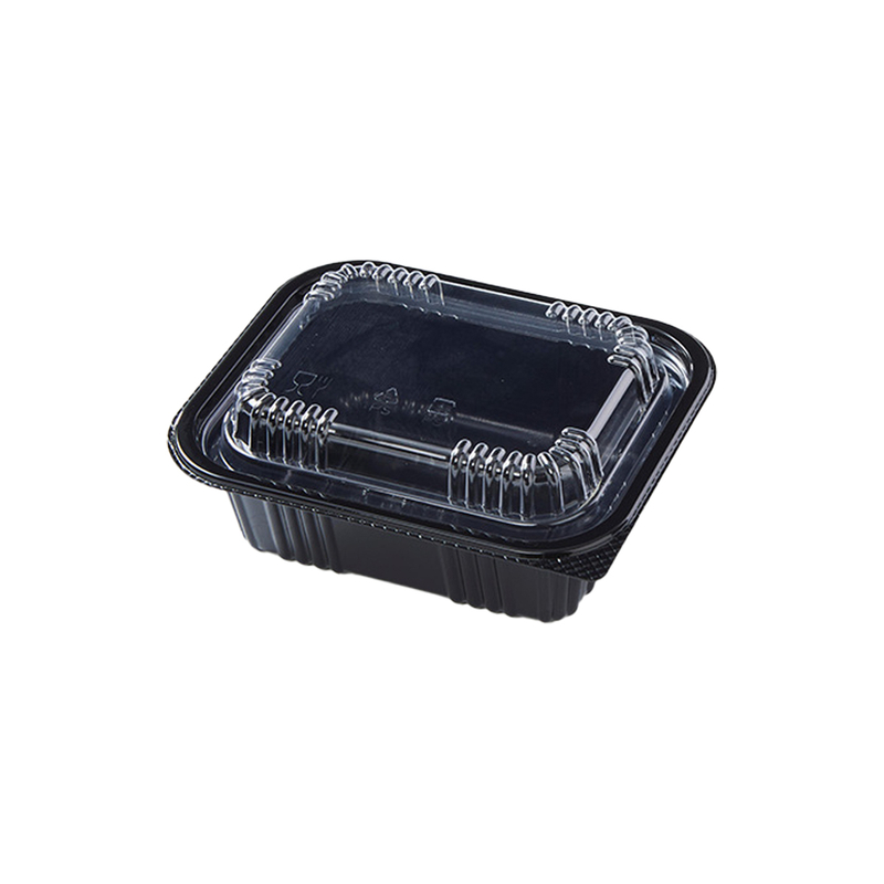 1 Compartments Lunch Box Meal Prep Containers, PS Rectangular Bento Boxes with Lids