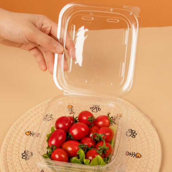 Clear PET Clamshell Container for Fruit Packaging