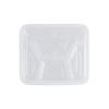 HSQY 3 Compartment Disposable Black PP Plastic Takeout Lunch Box Container With Lids