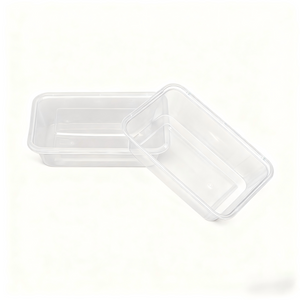 HSQY 7.87X5.51X0.984 In Rectangle Clear Plastic PP High Barrier Tray