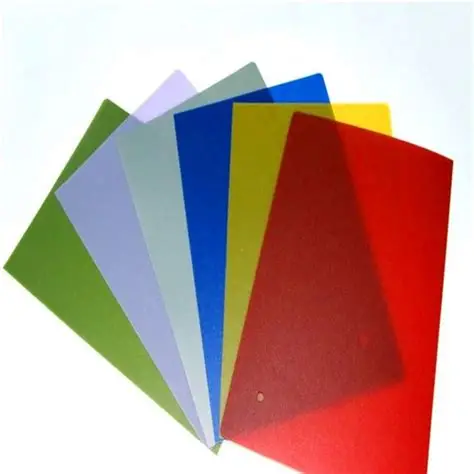 HSQY 0.6mm Translucent Matte Colored Polypropylene PP Plastic Sheet