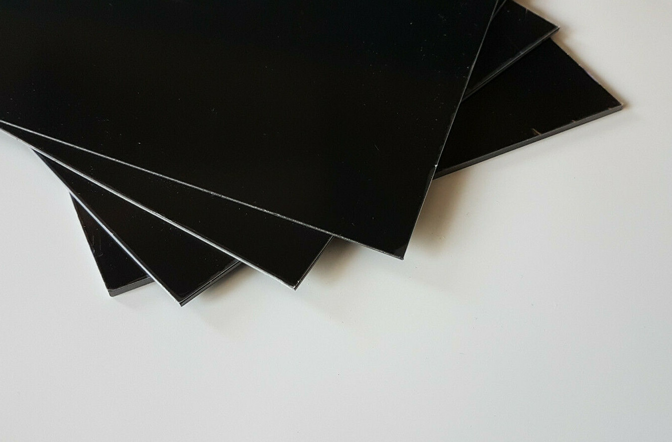 HSQY 1mm 2mm 3mm 5mm Black Polystyrene Sheet