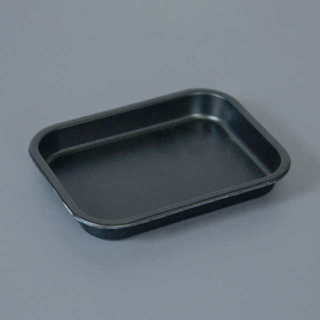 HSQY 8.3X5.9X1.4 In 2 Compartment Rectangle Clear Plastic PP High Barrier Tray