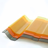 HSQY UV Resistant Colored Polycarbonate Corrugated Wave Sheet