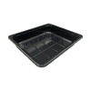 Model 007 - 118 oz. Rectangle CPET Black Container