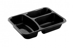 High Mechanical Strength Disposable Biodegradable Cpet Food Tray 