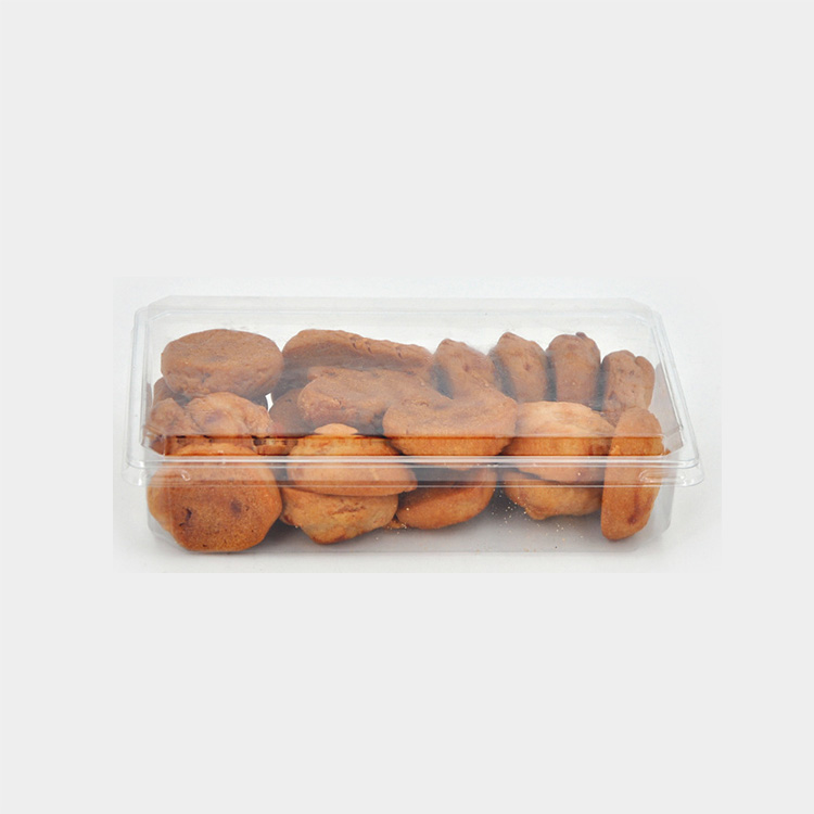 Clear bakery container for pastries