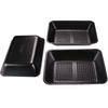 10.2 x 7.87 x 1.57 inch PS Foam Food Tray, Polystyrene Foam Supermarket Meat Tray