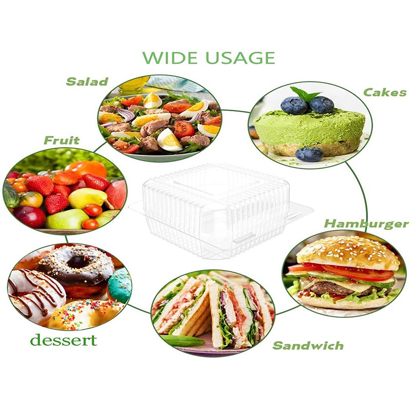 Transparent Food Container for Retail