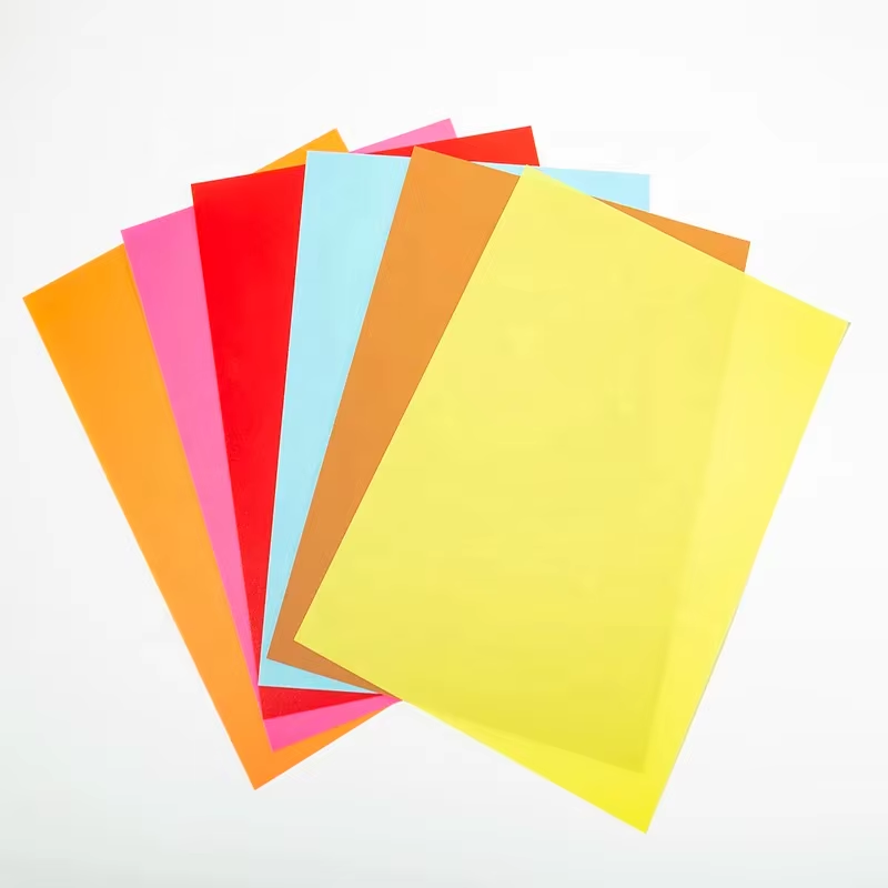 HSQY 0.6mm Translucent Matte Colored Polypropylene PP Plastic Sheet