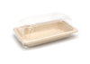 Disposable Compostable Plates, 6" 8" 10" Bagasse Pulp Square Plate, Biodegradable Dinner Plates