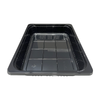 Model 007 - 118 oz. Rectangle CPET Black Container