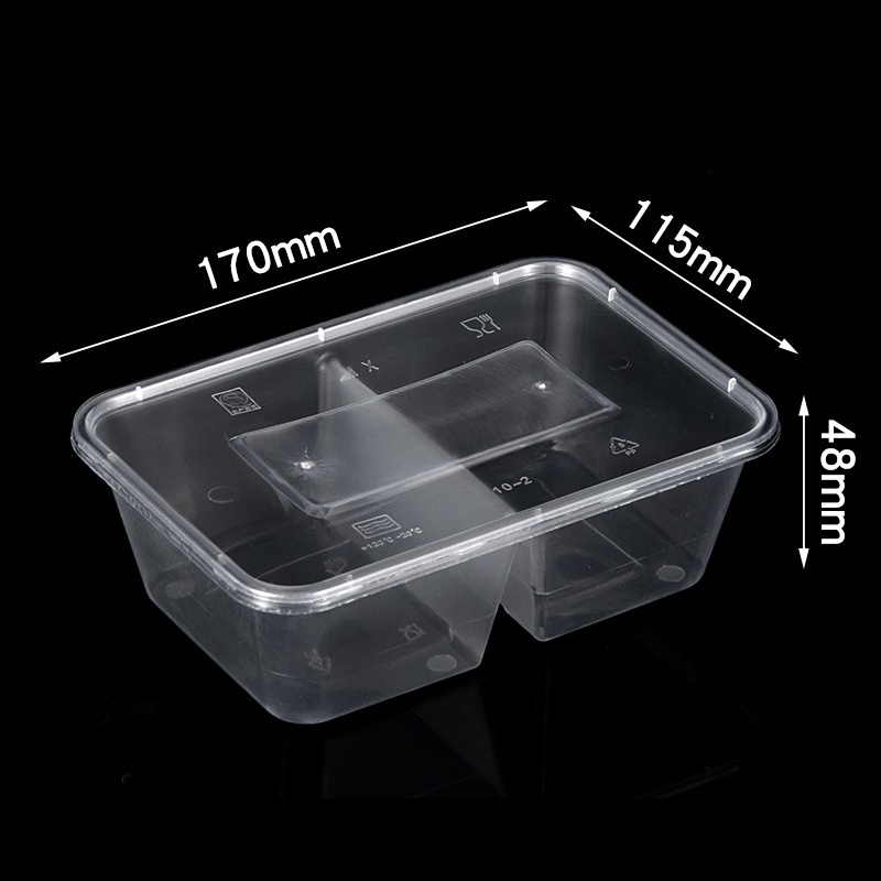 HSQY 7.09X4.72X1.97 In Rectangle Clear Plastic PP High Barrier Tray