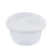 HSQY 8 oz. Disposable Clear PP Plastic Takeout Lunch Bowl With Lids