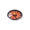 HSQY 10 x 1.18 Inch Round Sushi Party Tray Container hamwe na Lid
