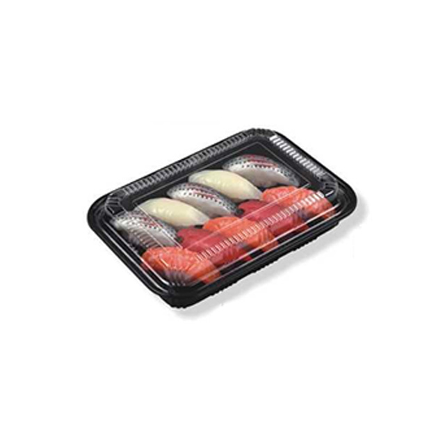 HSQY 4.9 x 4 x 0.8 Mirefy Rectangle Sushi Lovia fitoeran-javatra misy sarony