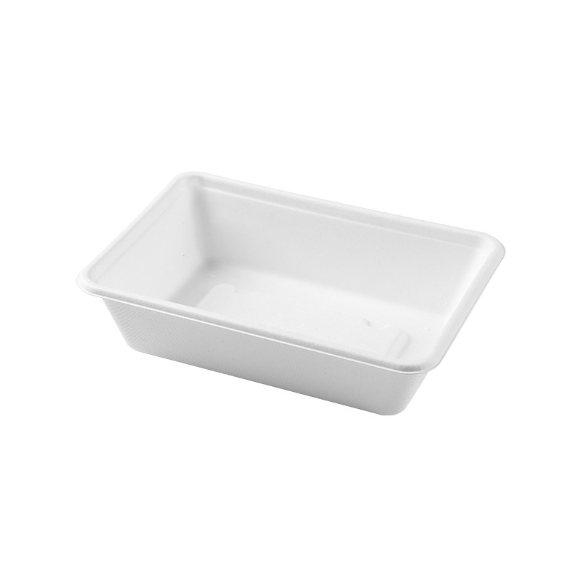 17Oz 21Oz 27oz 32Oz 32Oz Bagasse Akwatin abincin rana tare da lids, 100% m