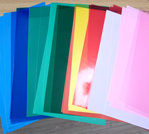 HSQY 200 MICRONS ONEAQUE GEEL ROOD GROEN A4 PVC BINDENDE COVER