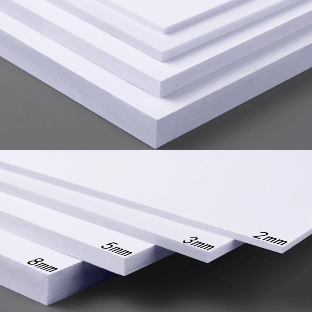 3mm 5mm 12mm 15mm 18mm 1560*3050mm Light Weight White PVC Foam Board