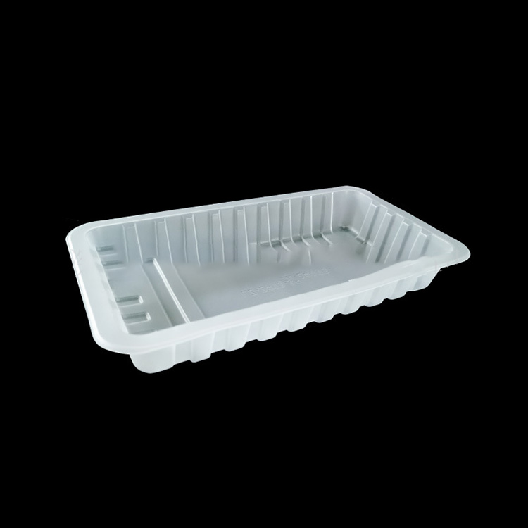 HSQY 12.9X8.6X2.6 In Rectangle White Plastic PP High Barrier Tray