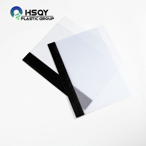 HSQY 0.15mm Colorful A4 Pvc Book Binding Sheet With Color Page