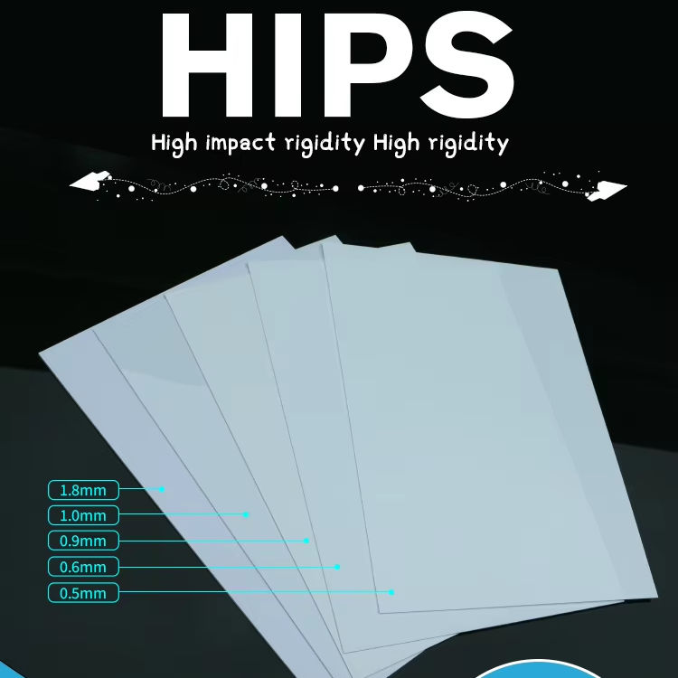 HSQY 0.5mm 1.0mm 2mm High Impact HIPS Polystyrene Sheets