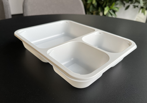 Modelo 012 - 27 oz rehegua. rectángulo 3 compartimento bandeja cpet morotĩ . 