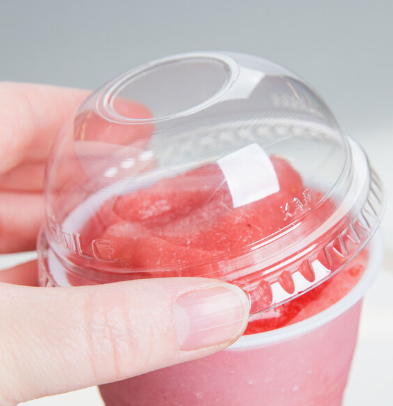 HSQY Style 11 Black PET Plastic Cup Lids