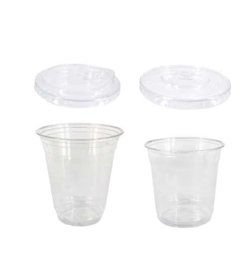 12oz 16oz 24oz Compostable Clear PLA Cups, Biodegradable Cold Drink Cups