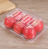 HSQY 8.1 X 4.1 X 3.3 Inch Clear PET Plastic Fruit Clamshells Container