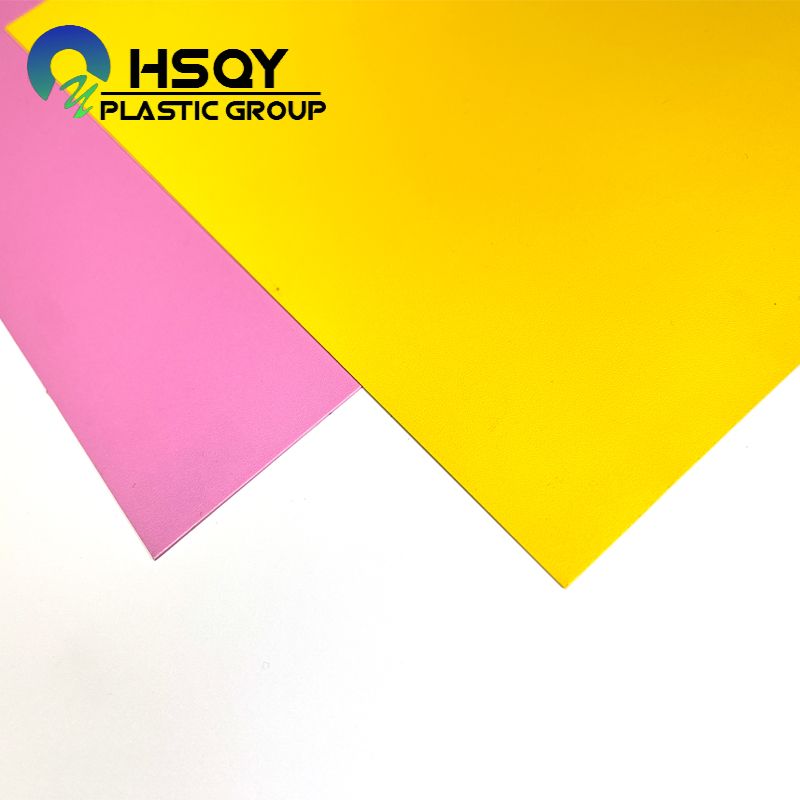 frosted and striped PVC binding sheets