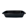 Model 013 - 14 oz Rectangle Black CPET Tray 