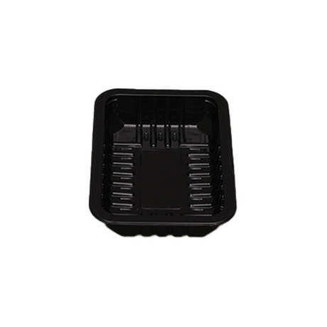 HSQY 8.7X5.1X3 In Rectangle Black Plastic PP High Barrier Tray