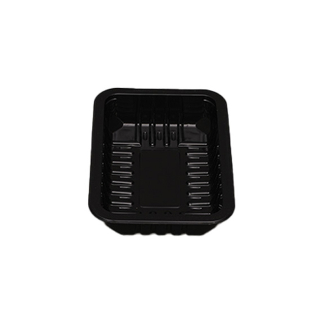 HSQY 8.7X5.1X3 In Rectangle Black Plastic PP High Barrier Tray